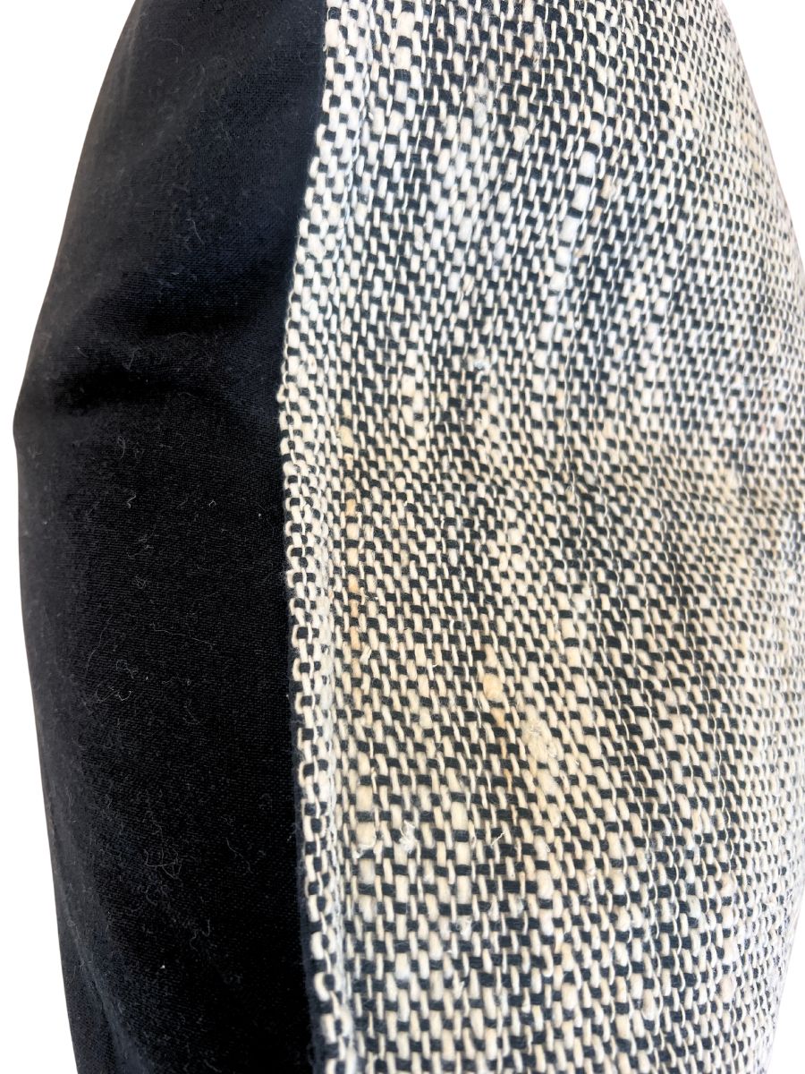 Coastal Tweed - Ash - Oblong cushion