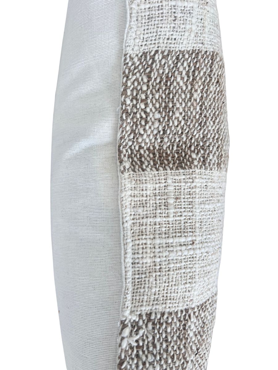 Coastal Tweed - Sand - Square Cushion