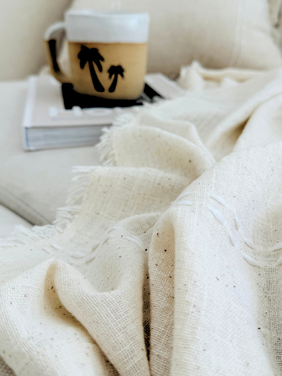 Breezy Linen Cushion and Throw Set - New!