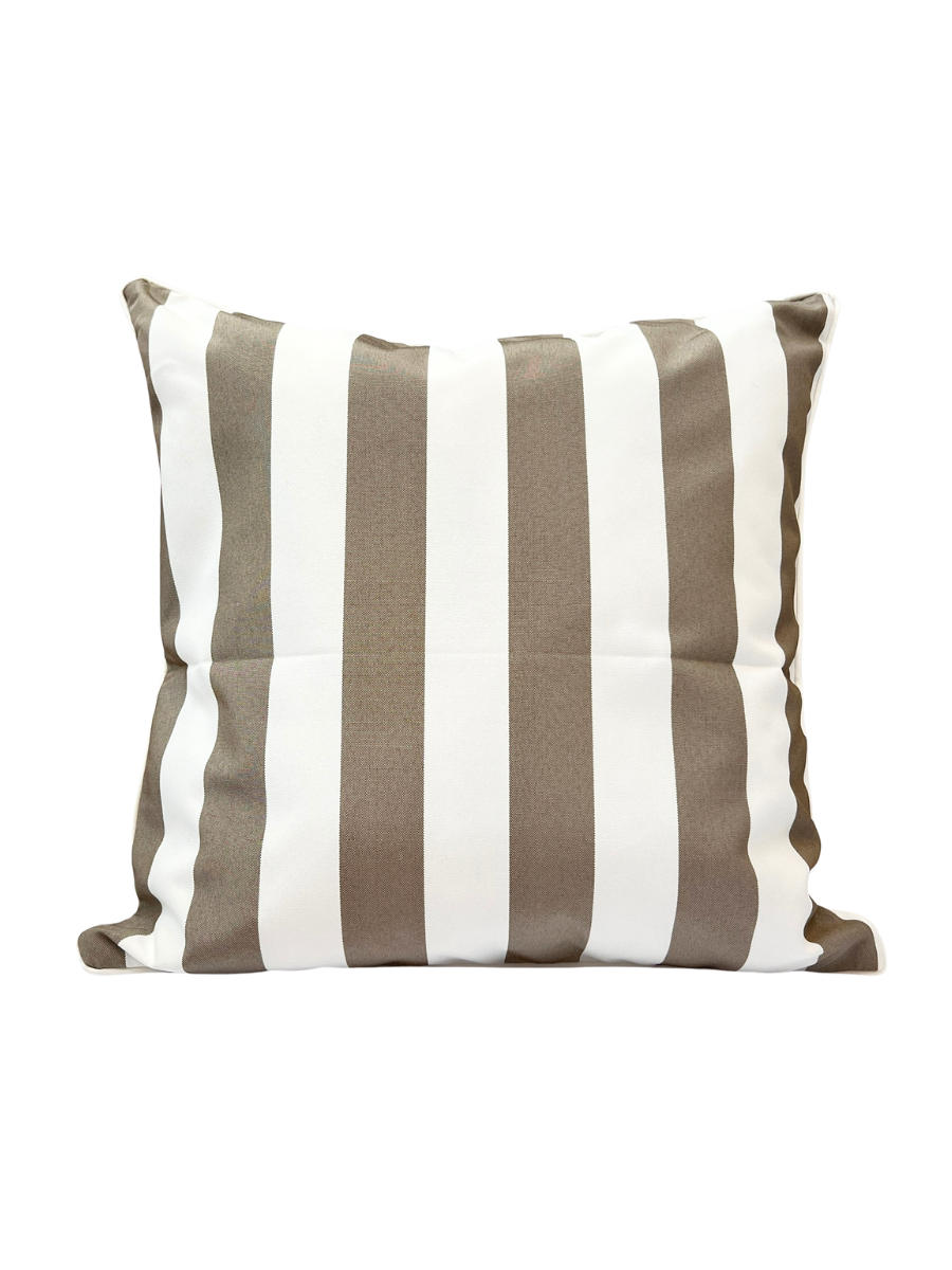 Outdoor - Natural Taupe Stripe (two sizes)