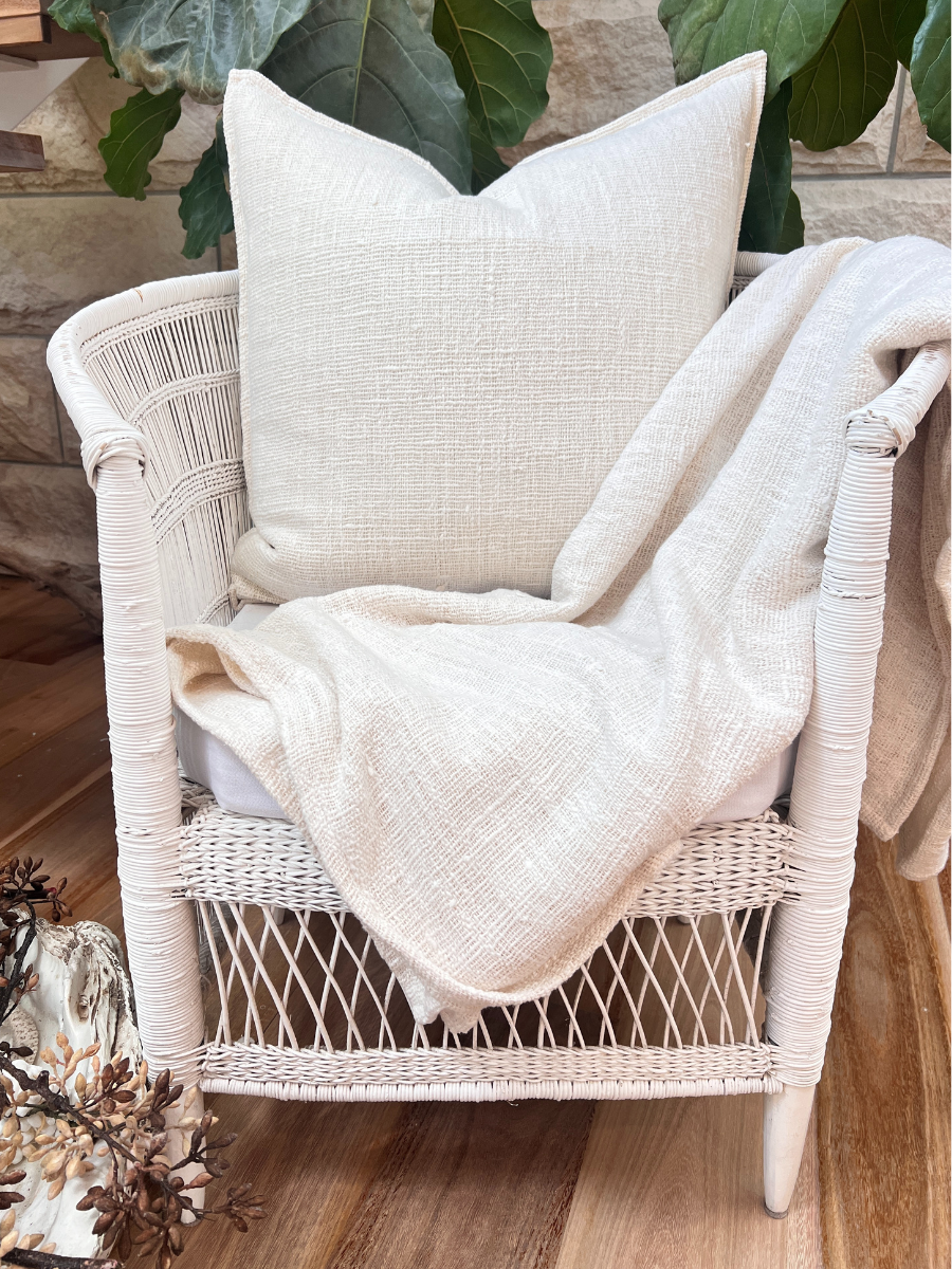 Serenity soft cotton throw