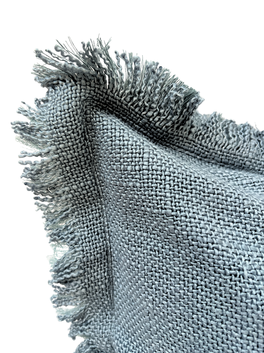 Soft Cotton Fringed - Ocean Blue - New!