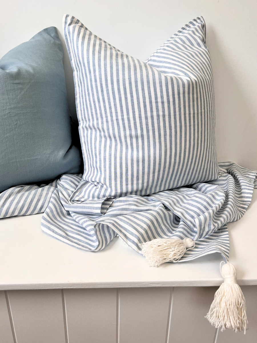 Antibes cushion - Denim Blue