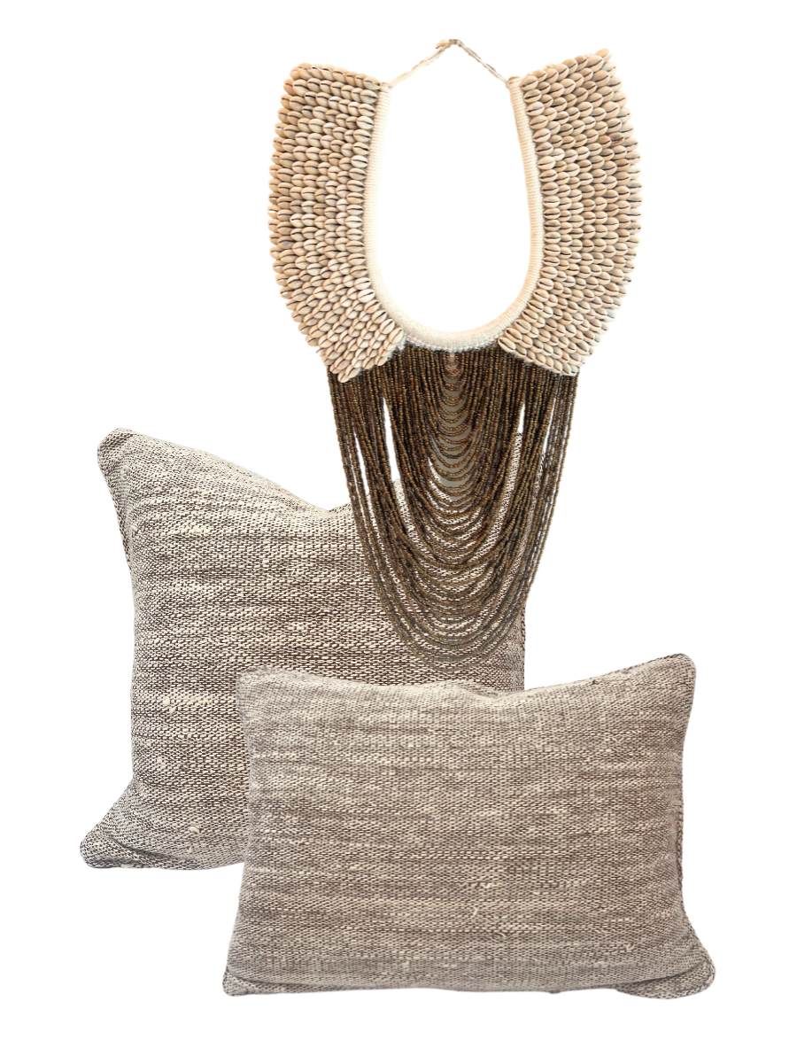 Handwoven Cushion and Wall Art Set