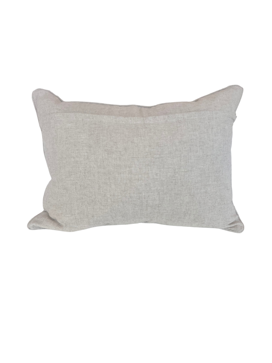 Palm Love Cushion and Cowrie Wall Art Set