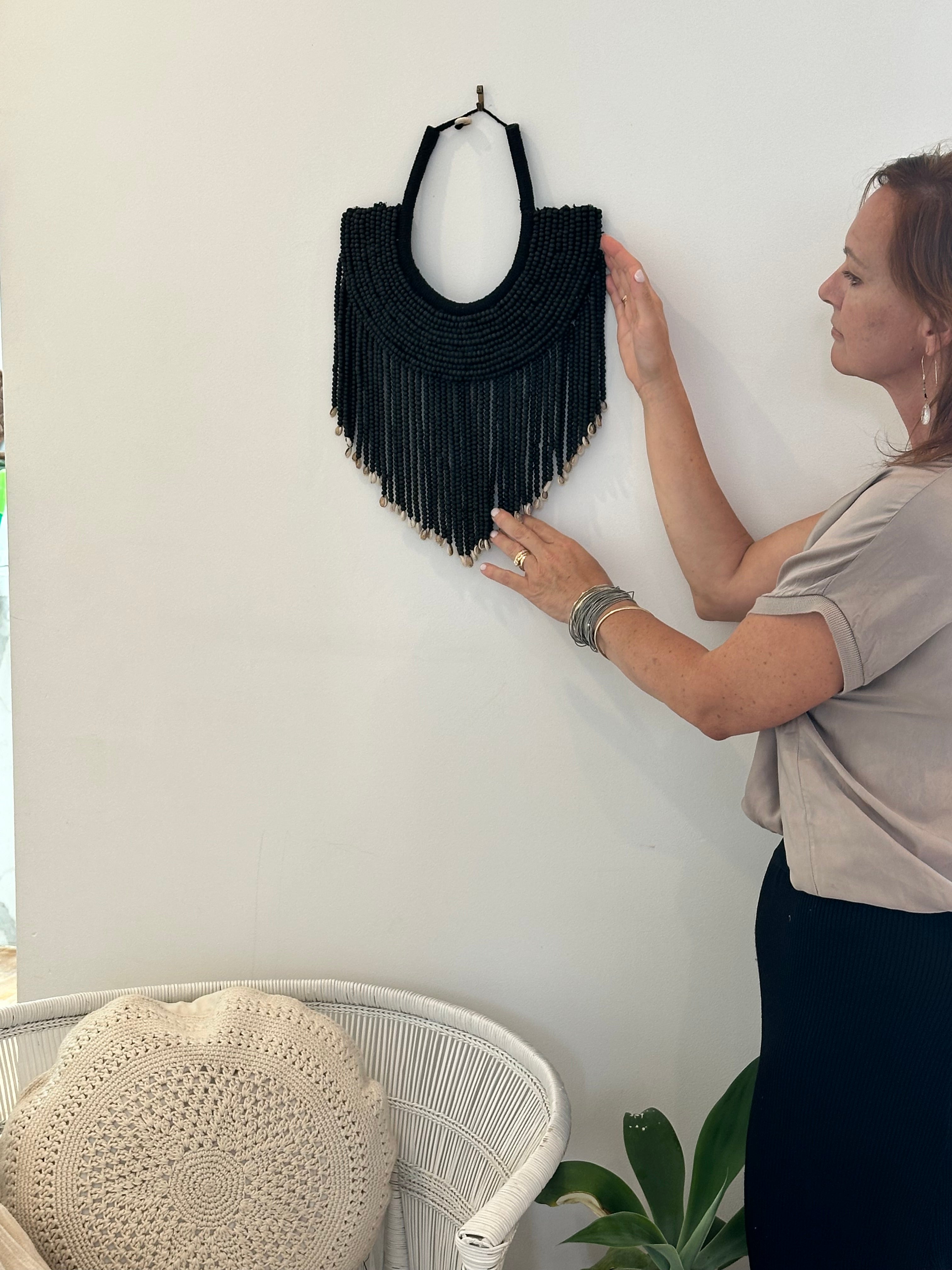 Noir Fine Stripe Oblong Cushion Cover