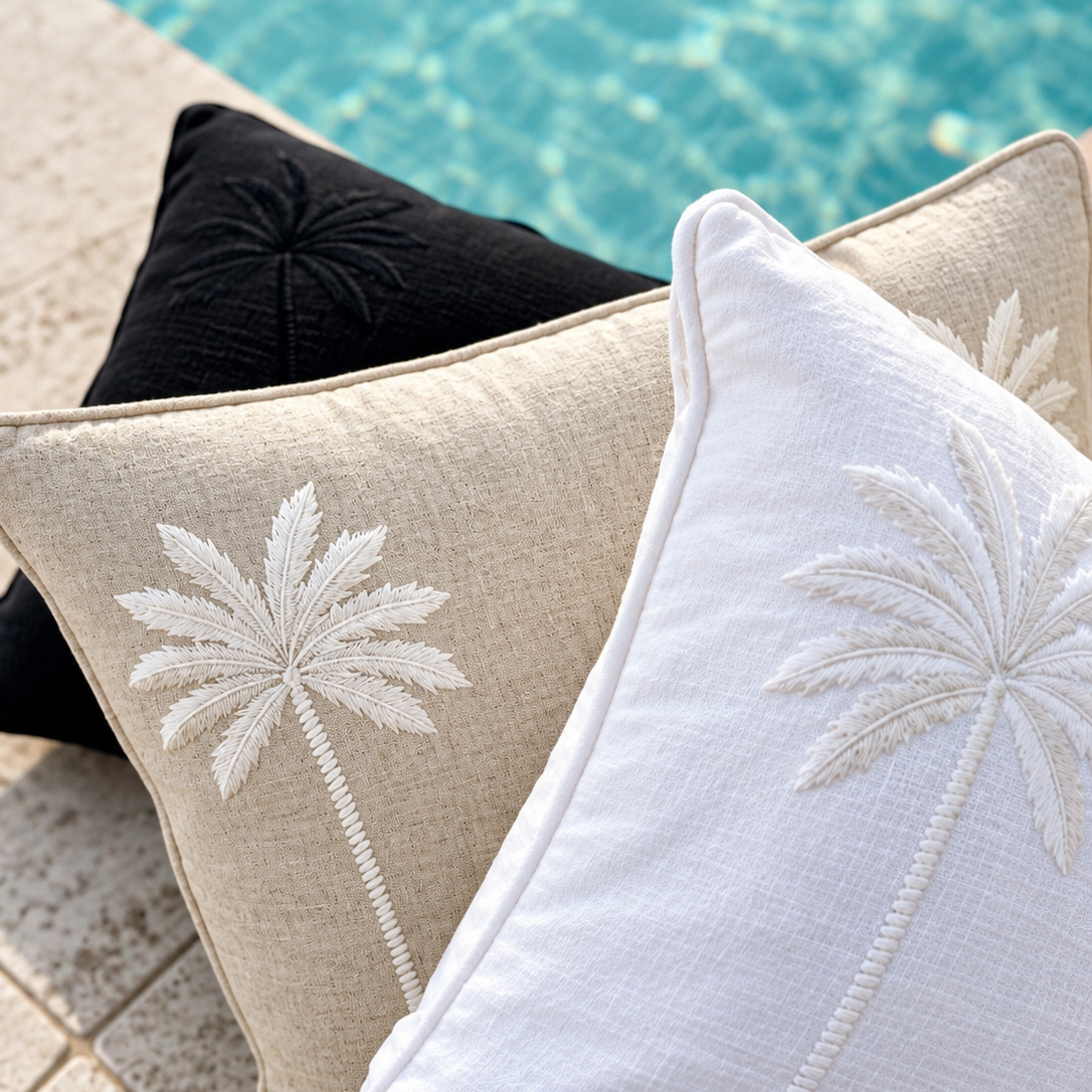 Palm Love Cover - Ivory