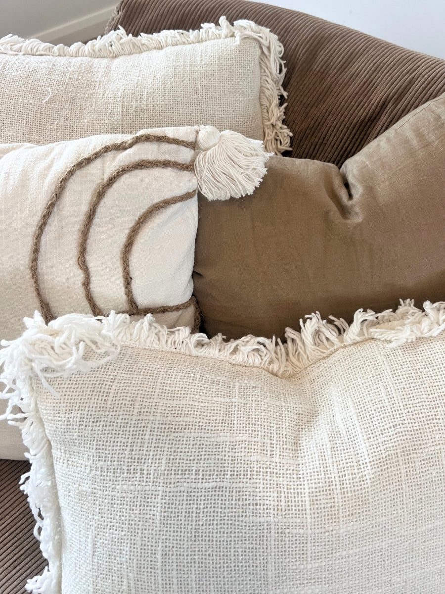 Fringed Cushion - Square