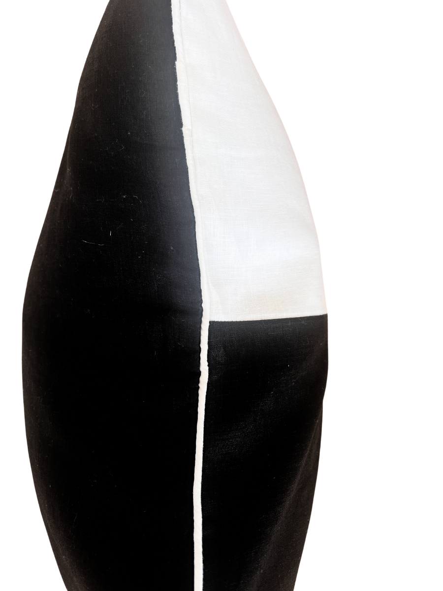 Quattro Luxe Linen cover - Black & White