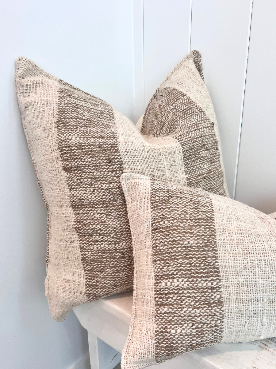 Coastal Tweed - Sand - Cushion Set