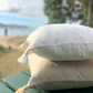 Linen Tassels cushion cover - Ivory