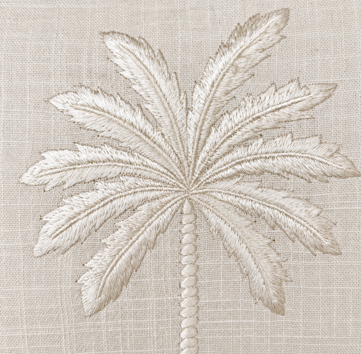 Palm Love Cover - Ivory