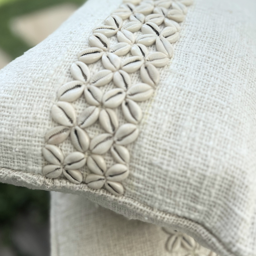 Shell cushions.