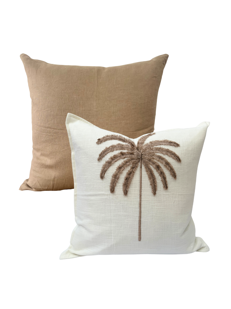 Palma Sand Cushion Cover Set - New!