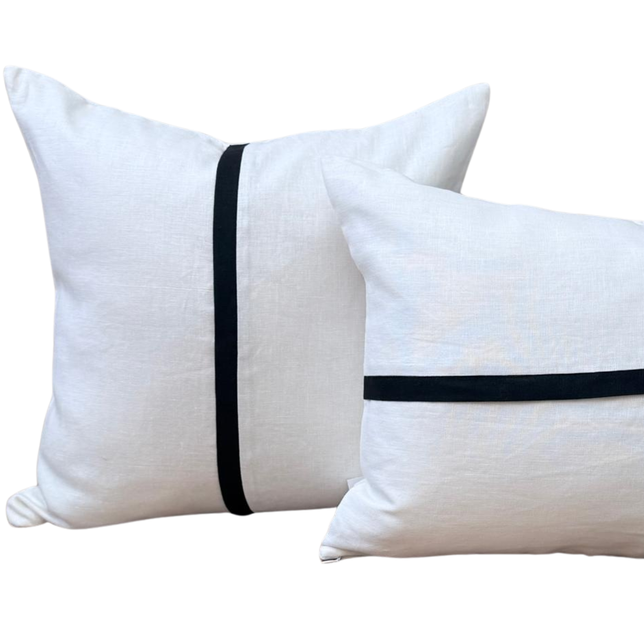 Capri Collection - Black/Ivory - Square and Oblong - New!