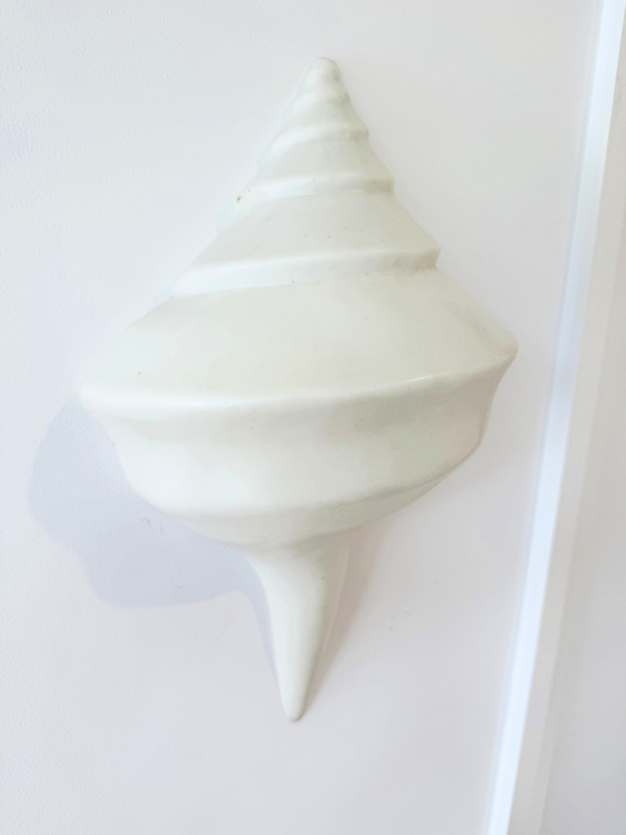 Conch Shell Wall Decor/Light - White - New!