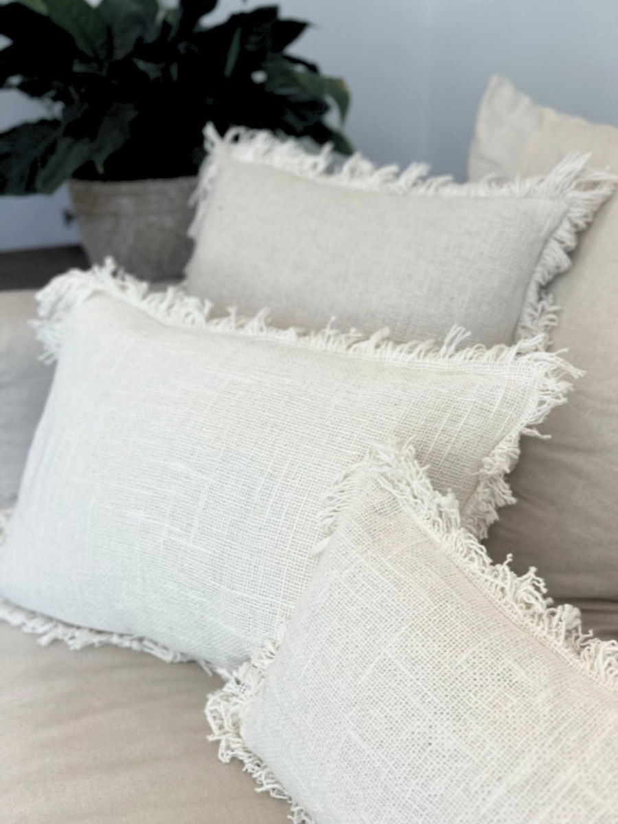 Fringed cushion - Rectangle