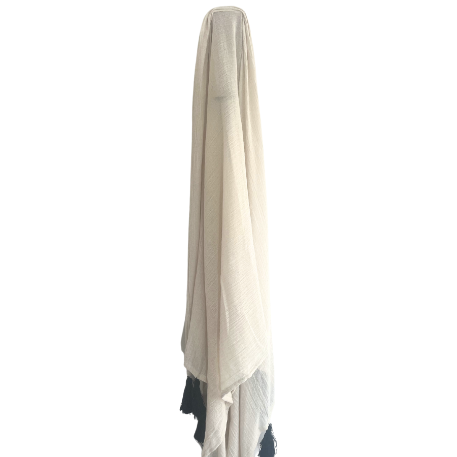 White blanket.