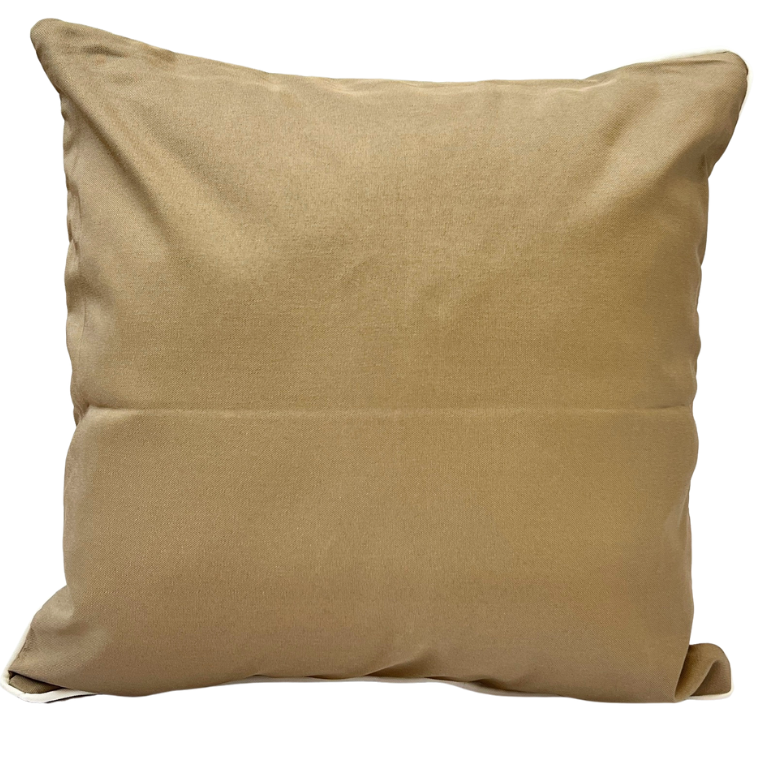 Brown cushion.