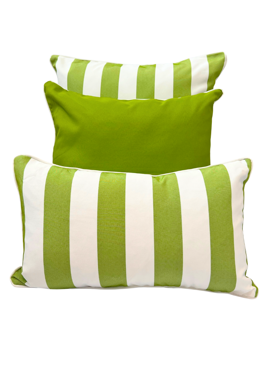 Outdoor - Palm Green Stripe (two sizes) - New!