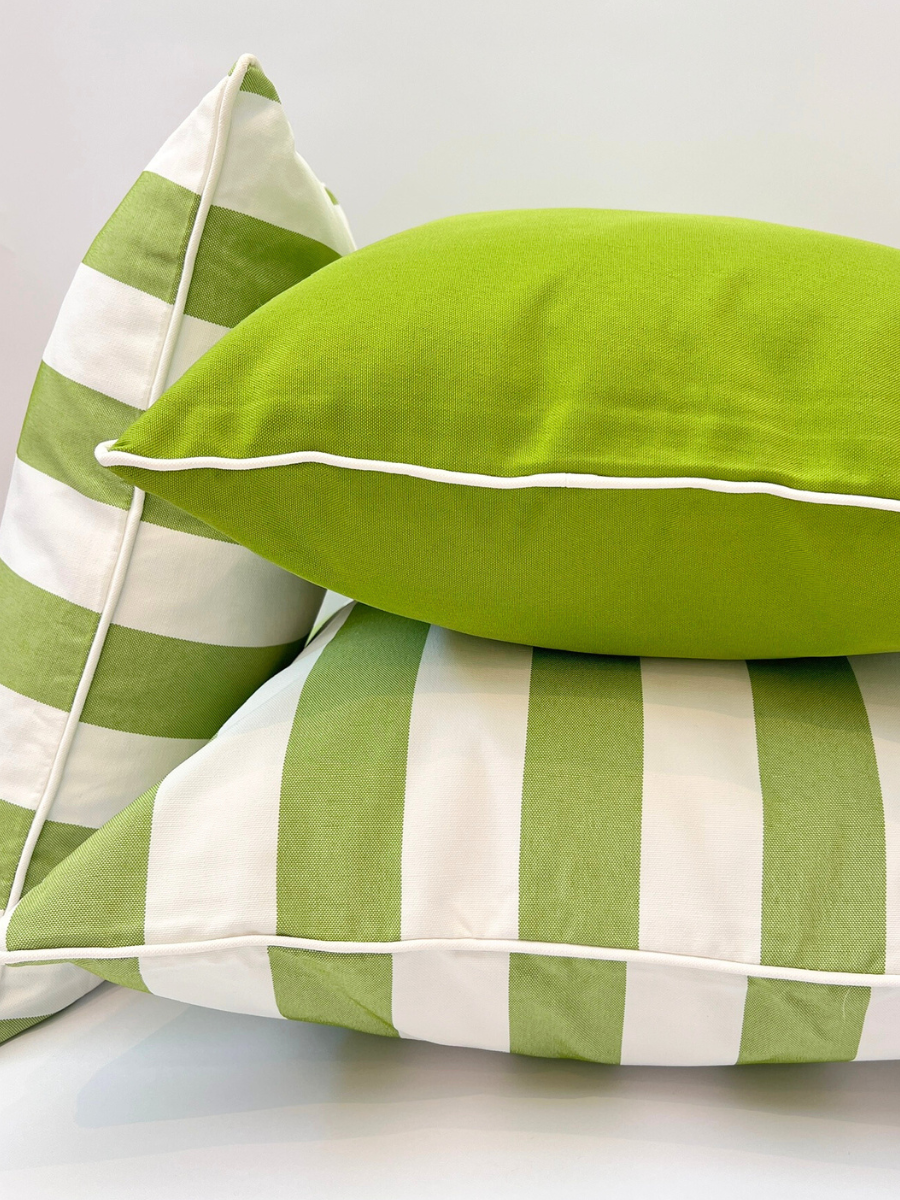 Outdoor - Palm Green Stripe (two sizes) - New!