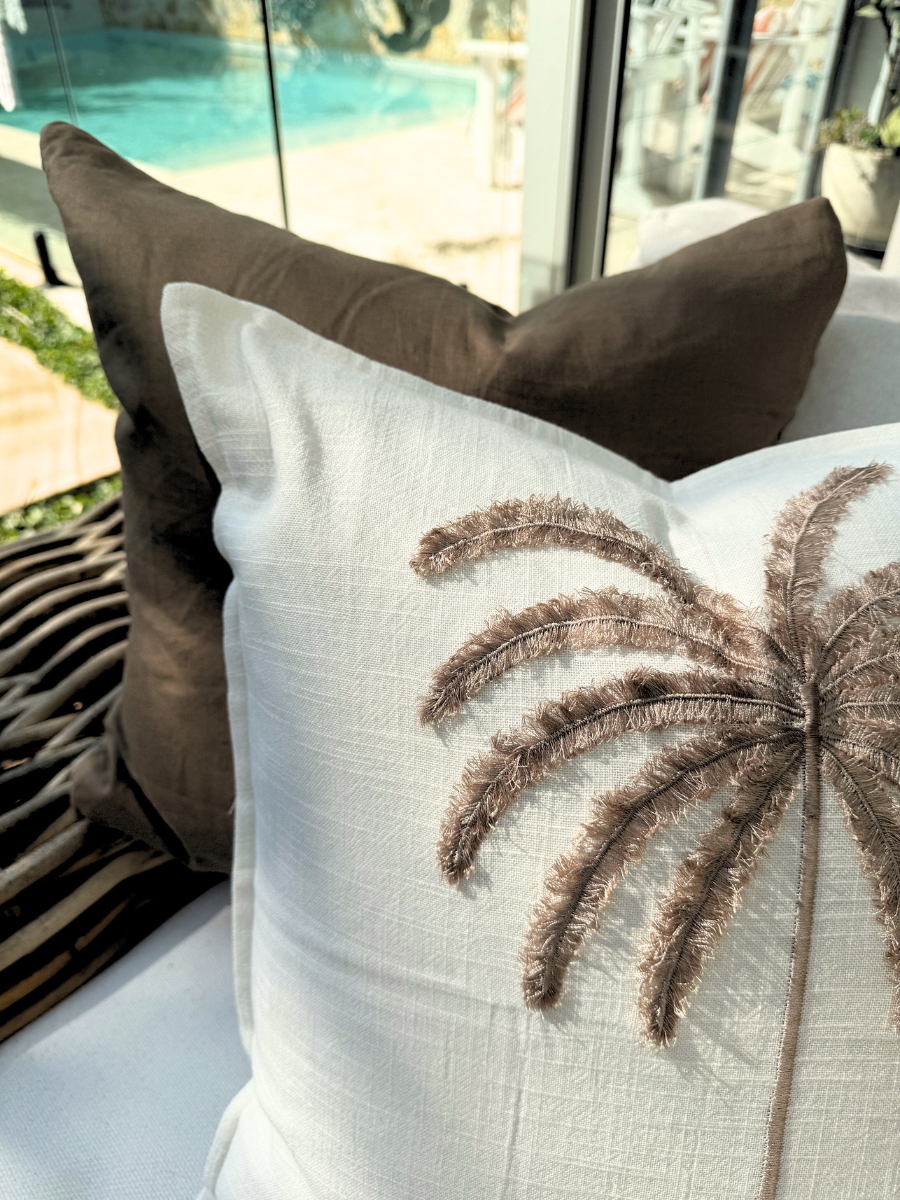 Palma Cushion Cover - Caramel - New!