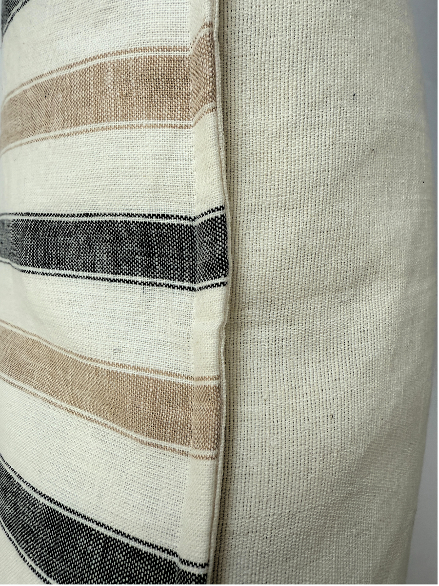 Sand and Sea Stripe cushion - New!