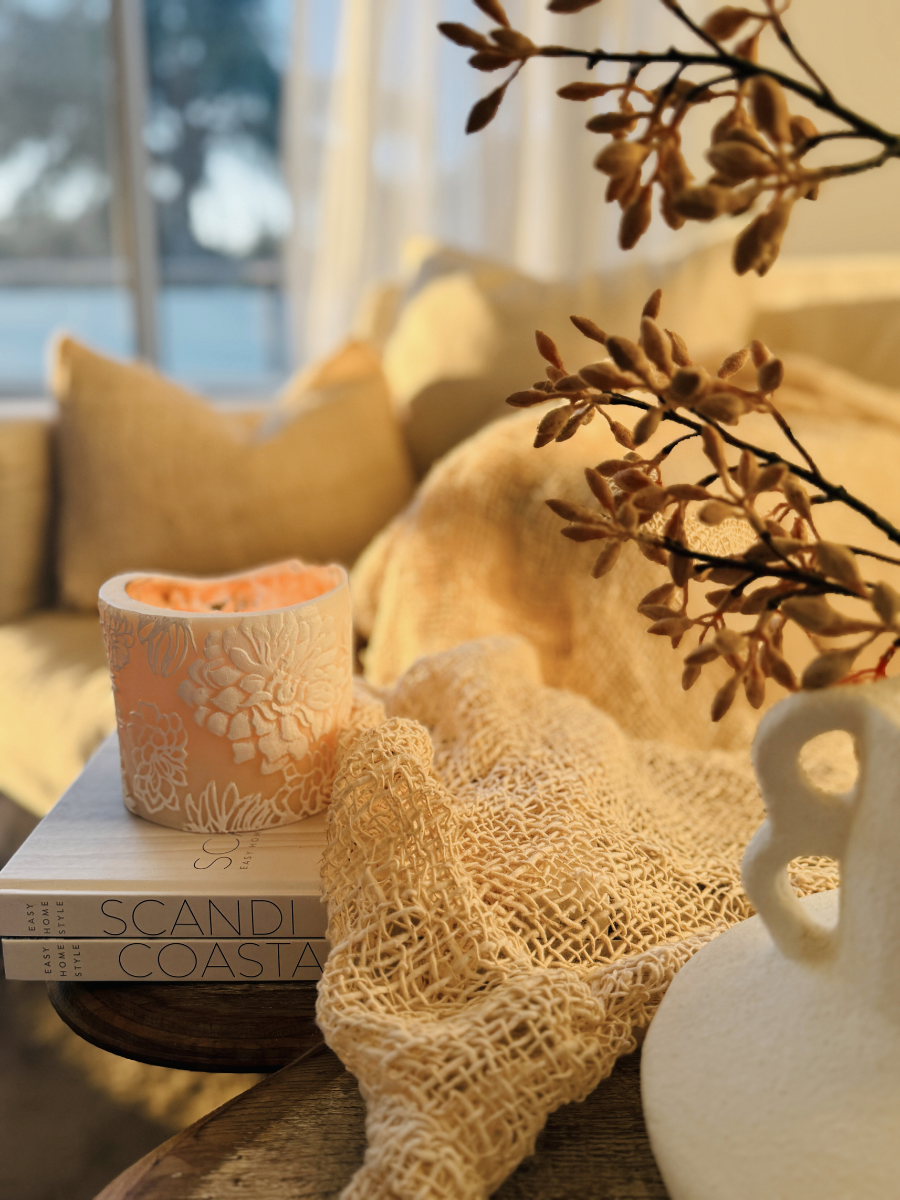 Coastal Natural Woven Cotton throw - New!