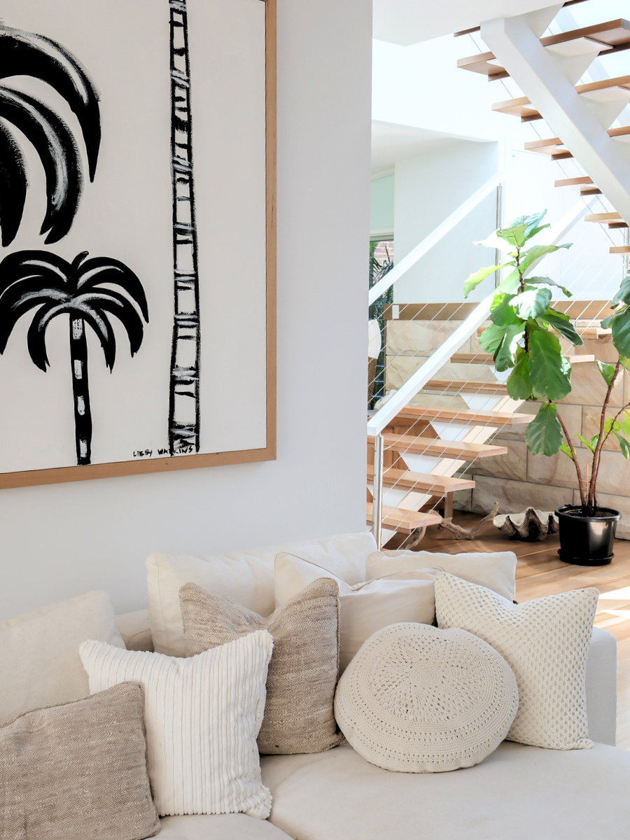 Coastal Corduroy Cushion