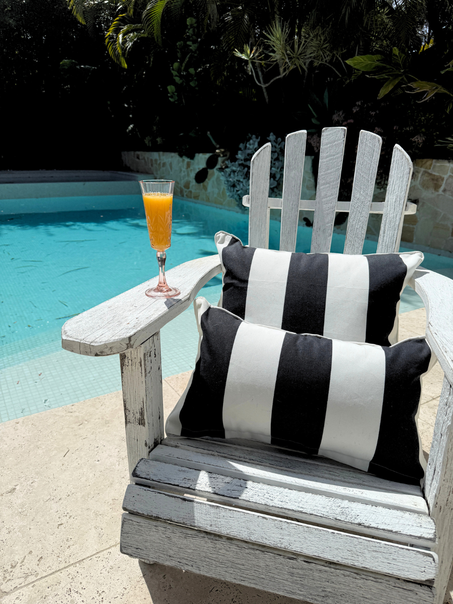 Outdoor - Ash Stripe Set of Two - New!