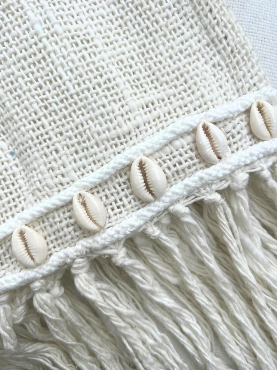 Crochet Shell Edging Throw