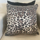 Big Cat Black and White cushion cover