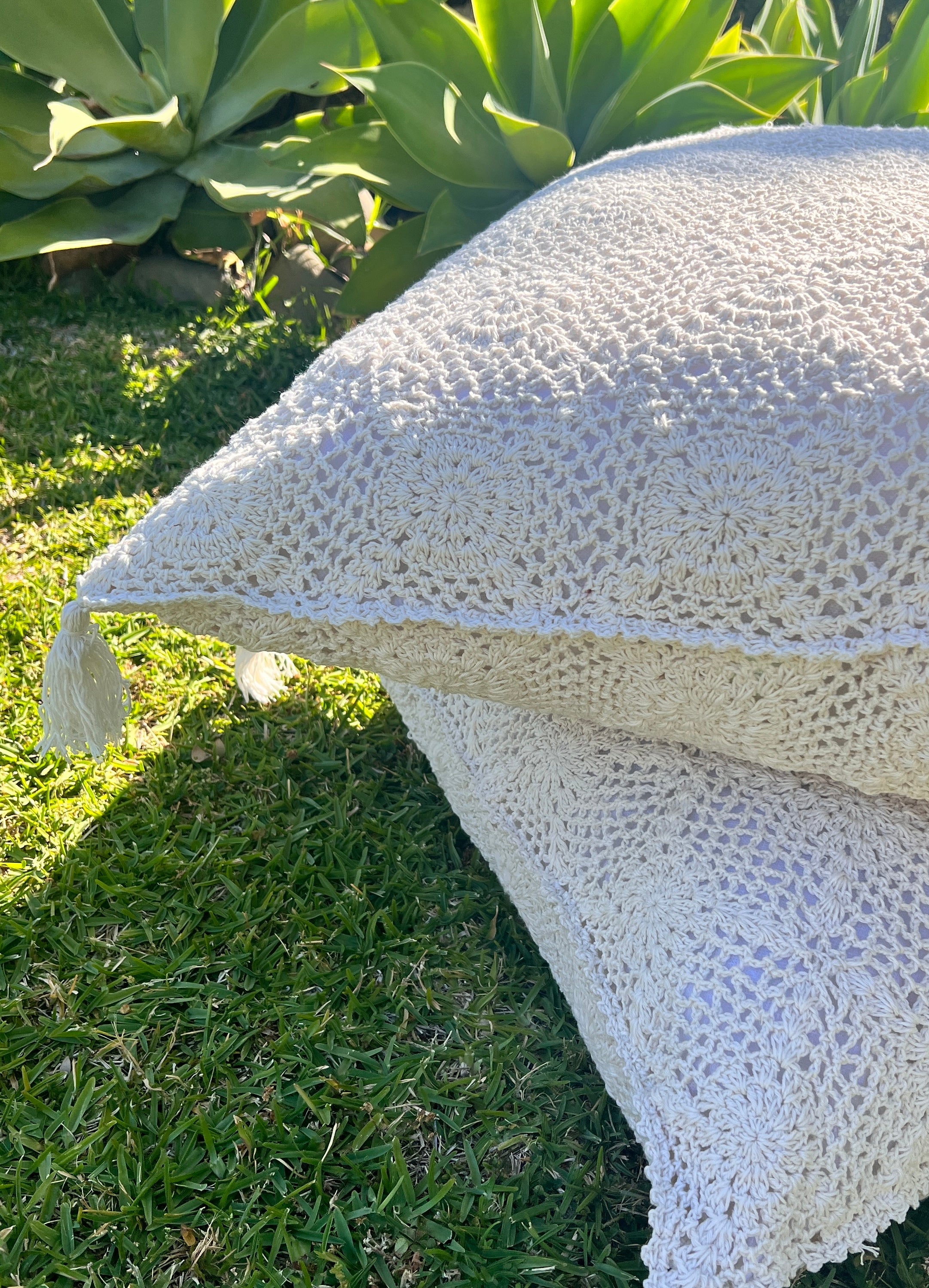 Crochet Floor and Pet Pillow - Large