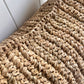 Island raffia cushion cover