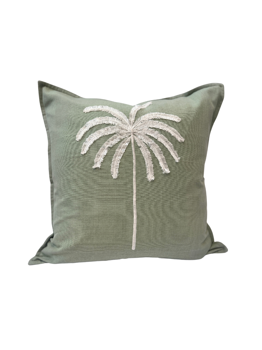 Palma Cushion Cover - Pastel Mint